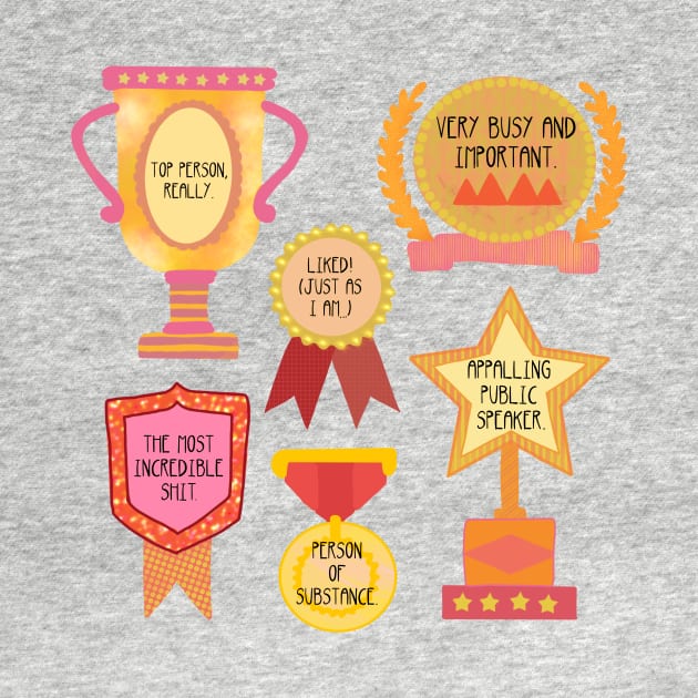 Bridget Jones inspirational trophies by rachaelthegreat